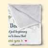 Your Happiness Is Born - Family Personalized Custom Baby Blanket - Baby Shower Gift, Gift For First Mom