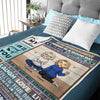 Follow Your Dream, Believe In Yourself - Family Personalized Custom Blanket - Christmas Gift For Family Members