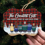 Custom Name Christmas Family Gifts for Parents - Personalized Ornament