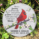 This Is A Journey We All Must Take - Personalized Memorial Stone, Human Grave Marker - Memorial Gift, Sympathy Gift