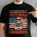 Custom Name Veteran Grandpa Gifts - Personalized Apparel