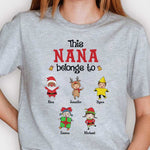 This Awesome Grandpa/Grandma Belongs To - Personalized Unisex T-shirt, Hoodie, Sweatshirt