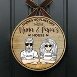 Custom Name Grandparents House Gifts - Personalized Wood Sign