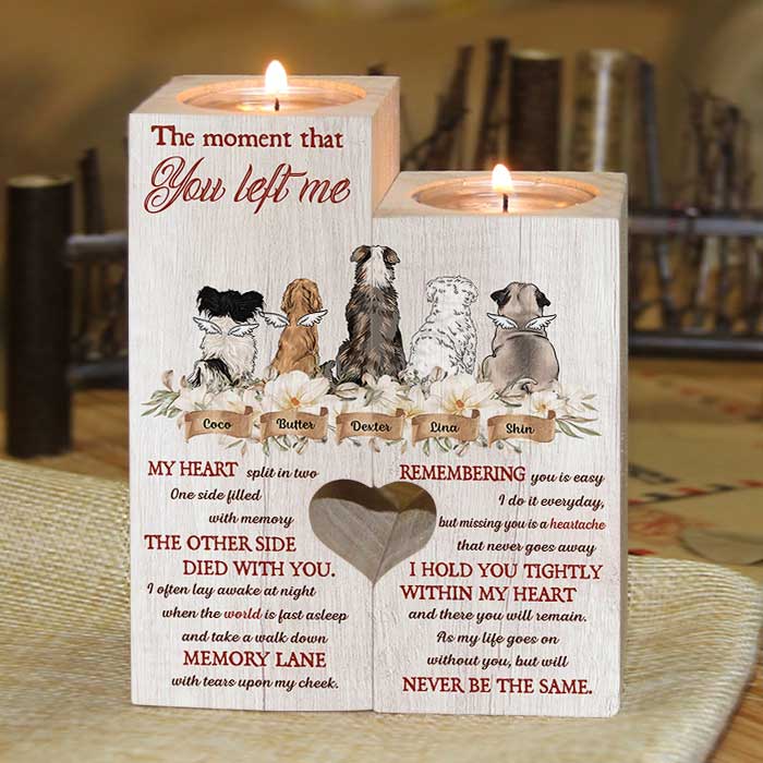 Remembering You Is Easy - But Missing You Is A Heartache - Personalized Candle Holder