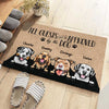 Dog - All Guests Must Be Approved By The Dog - Funny Personalized Dog Decorative Mat, Doormat