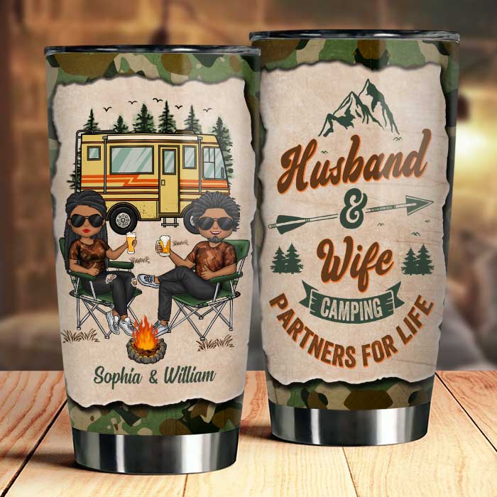 The Best Memories Are Made Camping - Personalized Tumbler