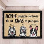 Custom Pet Name Dog Lover Home Decor - Personalized Doormat