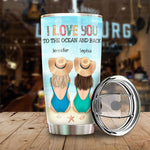 Custom Name Bestie Shark Gifts for Women - Personalized Tumbler