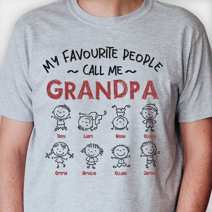 I'm Called Grandpa - Personalized Unisex T-shirt, Hoodie - Gift For Mom, Grandma, Dad & Grandpa