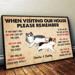 Cat House Rules Home Decor - Poster