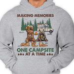 The Best Memories Are Made Camping - Personalized Unisex T-shirt, Hoodie - Gift For Couples, Gift For Camping Lovers