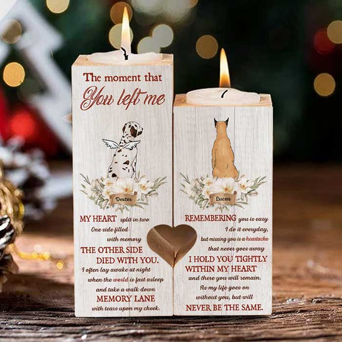 Remembering You Is Easy - But Missing You Is A Heartache - Personalized Candle Holder