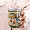 I Tried To Be A Good Girl But Then The Bonfire Was Lit And There Was Wine - Personalized Wine Tumbler