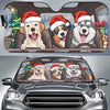 Santa Paws Is Coming To Town - Personalized Dog Auto Sun Shade