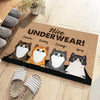 My Humans Said Did You Call First - Funny Personalized Cat Decorative Mat