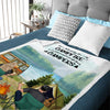 Making Memories One Campsite At A Time - Husband & Wife - Gift For Camping Couples, Personalized Blanket