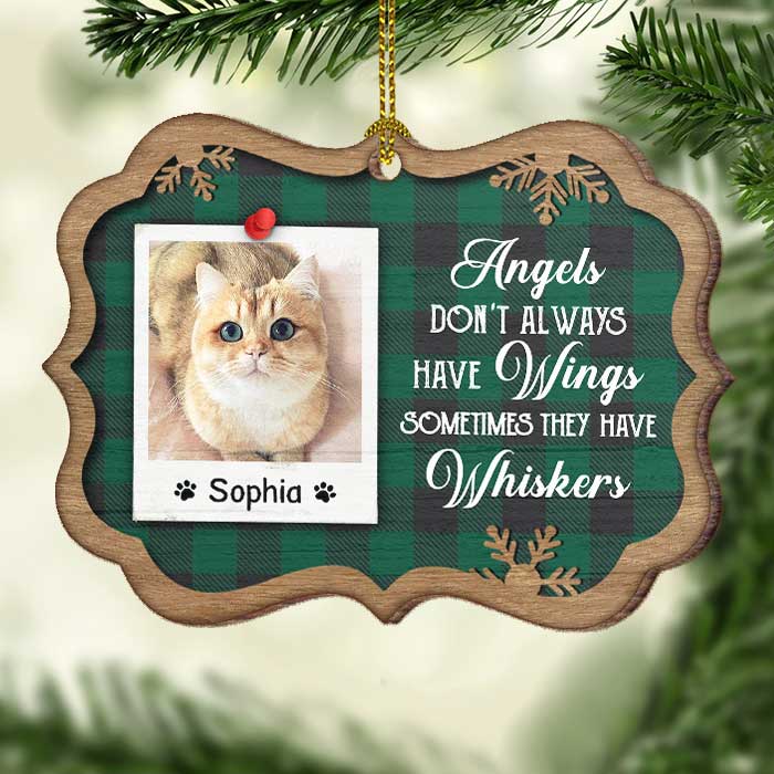 You Left Your Paw Prints On Our Hearts Forever - Personalized Custom Benelux Shaped Wood Christmas Ornament
