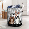 Life Is Better With Adorable Cats - Personalized Laundry Basket