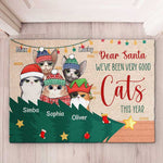 On The Naughty List - We Regret Nothing - Personalized Decorative Mat