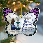 Custom Name Memorial Butterfly Gifts - Personalized Ornament