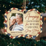 Custom Photo 30th Anniversary Couple Gifts - Personalized Ornament