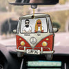 Home Is Where You Park It - Gift For Camping Couples, Personalized Custom Car Shaped Wood Christmas Ornament