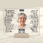 Loved Beyond Words, Missed Beyond Measure - Upload Image - Personalized Acrylic Plaque
