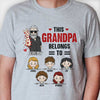This Grandpa Belongs To - Gift For Dad, Grandpa - Personalized Unisex T-shirt, Hoodie