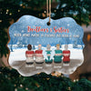 This Is Us - A Little Bit Of Crazy, A Little Bit Of Loud And A Whole Lot Of Love - Family Personalized Custom Ornament - Wood Benelux Shaped - Christmas Gift For Siblings, Brothers, Sisters
