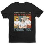 Custom Name Thank You Dad Gifts - Personalized Apparel