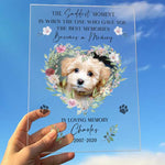 In Loving Memory, In Our Hearts Forever - Upload Image - Personalized Acrylic Plaque
