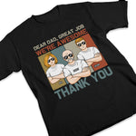 Custom Name Thank You Dad Gifts - Personalized Apparel