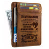 I Gave My Heart To You Love You Always And Forever - Card Wallet - To My Husband, Gift For Husband, Anniversary, Engagement, Wedding, Marriage Gift, Christmas Gift