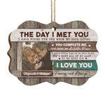 Custom Photo Couple Love Story Gifts - Personalized Ornament