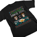 Custom Name Christmas Gifts for Couples - Personalized Apparel