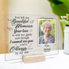 You Left Me Beautiful Memories - Upload Image, Personalized Acrylic Plaque