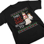 Custom Name Funny Christmas Cat Mom Gifts - Personalized Apparel