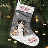 Christmas Is So Much Fun When You Are A Cat - Cat Christmas Costumes - Personalized Christmas Stocking