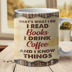 I Like Books And Coffee And Maybe 3 People - Personalized Mug