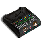 Custom Name Christmas Gifts for Couples - Personalized Apparel