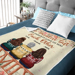 Custom Name Family Gifts for Sisters - Personalized Blanket