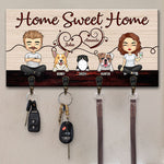Welcome To Our Sweet Home - Personalized Key Hanger, Key Holder - Gift For Couples, Husband Wife