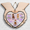 I’m Right Here Inside Your Heart - Personalized Shaped Wood Sign