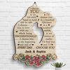 I'd Choose You In A Hundred Lifetimes - Gift For Couples, Husband Wife, Personalized Shaped Wood Sign