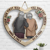 From Our First Kiss, LGBTQ+ Couples - Gift For Couples, Husband Wife, Personalized Shaped Wood Sign
