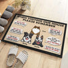 Remember These Rules When Visiting Our House - Personalized Decorative Mat