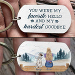 Once By My Side, Forever In My Heart - Personalized Keychain