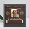 Your Love Is A Treasure - Memorial Personalized Custom Pet Loss Sign, Collar Frame - Upload Image, Sympathy Gift, Gift For Pet Owners, Pet Lovers