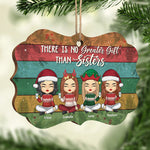Custom Name Christmas Sister Gifts - Personalized Ornament