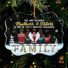 There Is No Greater Gift Than Brothers & Sisters - Personalized Custom Benelux Shaped Acrylic Christmas Ornament - Gift For Family, Christmas Gift